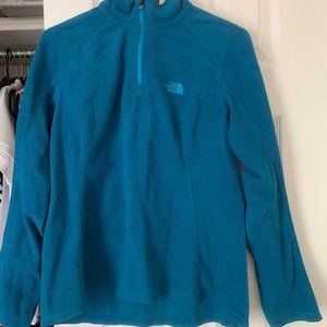 Teal North Face Fleece